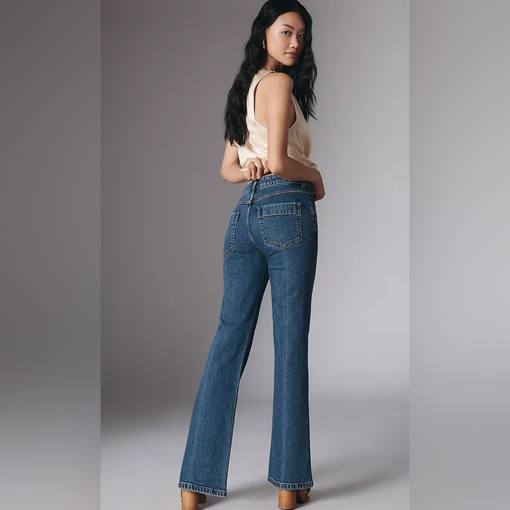 Pilcro Blue Flare Women's Jeans